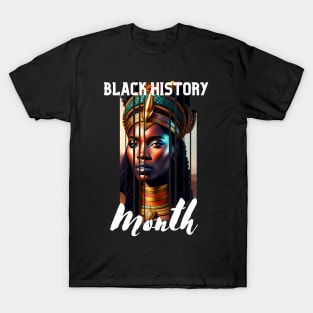 Black history month cute graphic design artwork T-Shirt